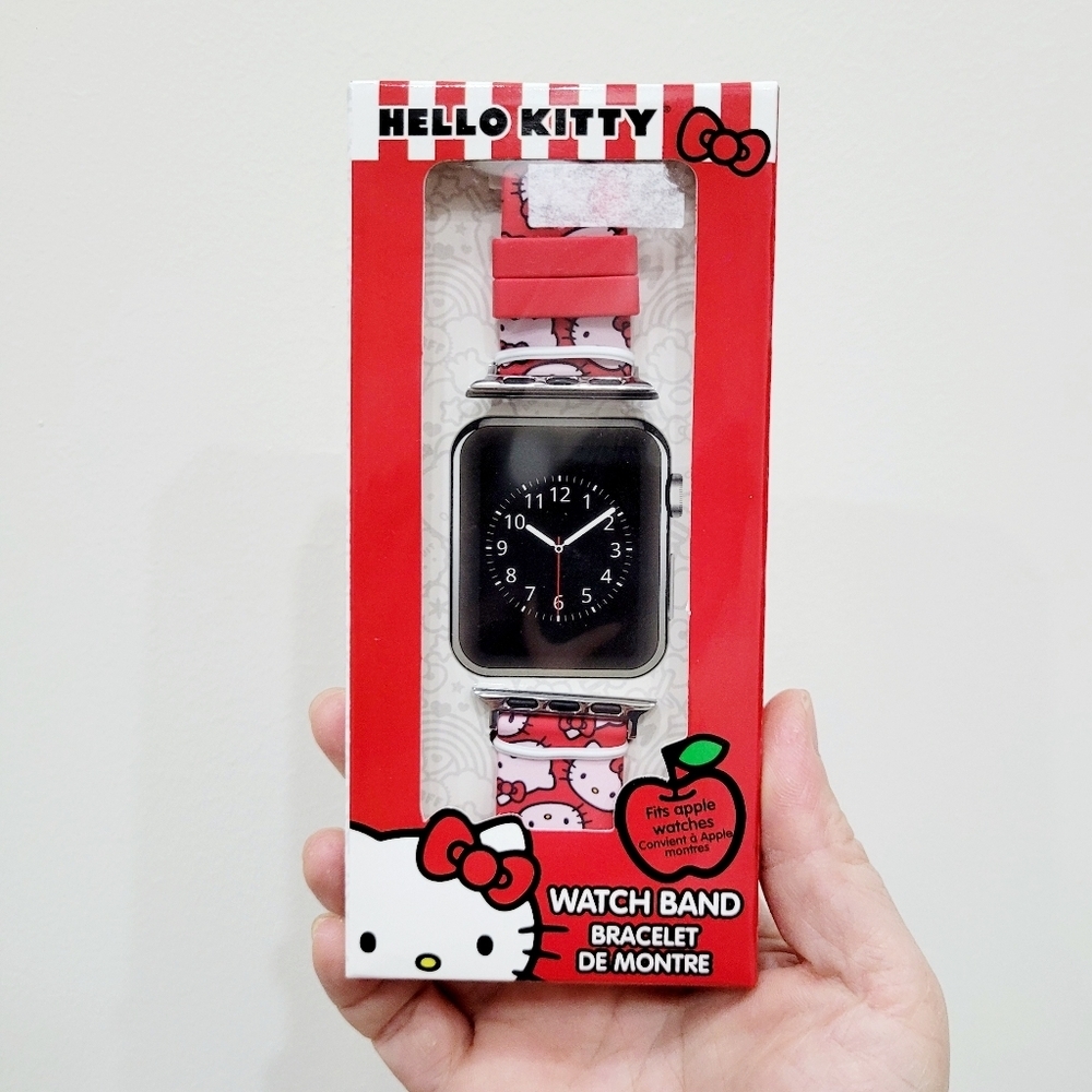 Brand New Sanrio Hello Kitty Apple Watchband Red